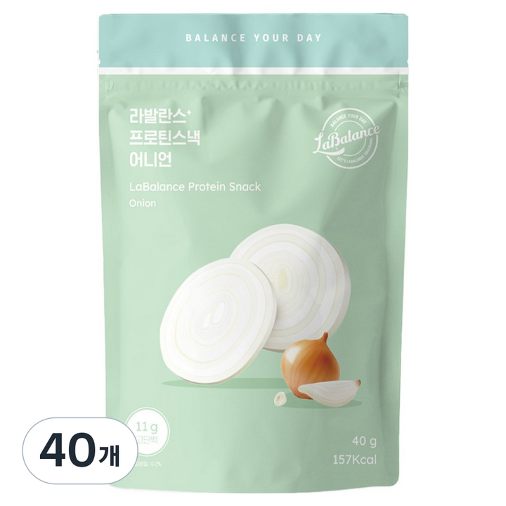 라발란스 프로틴스낵 어니언 과자, 40g, 40개