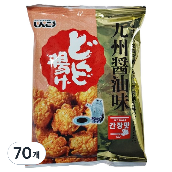 신코 돈도아게 간장맛, 60g, 70개