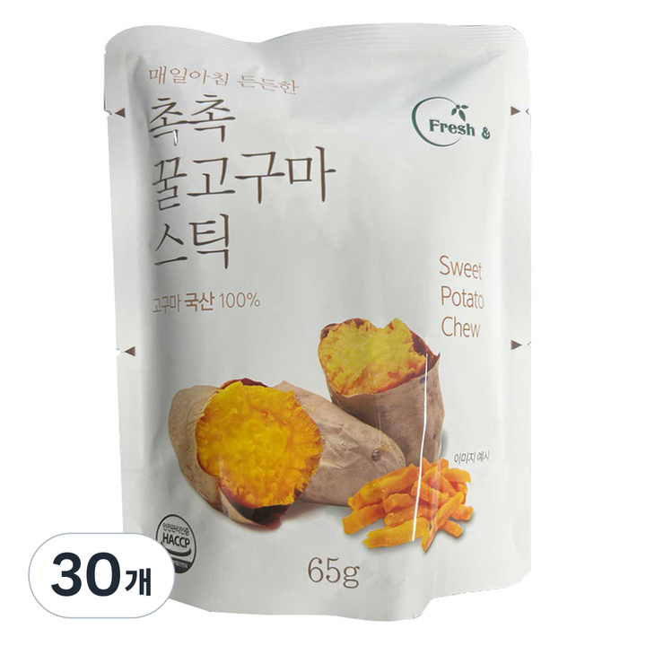촉촉 꿀고구마 스틱, 65g, 30개