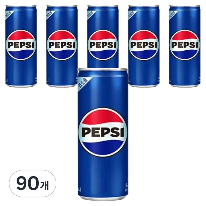 펩시 콜라 업소용, 245ml, 90개