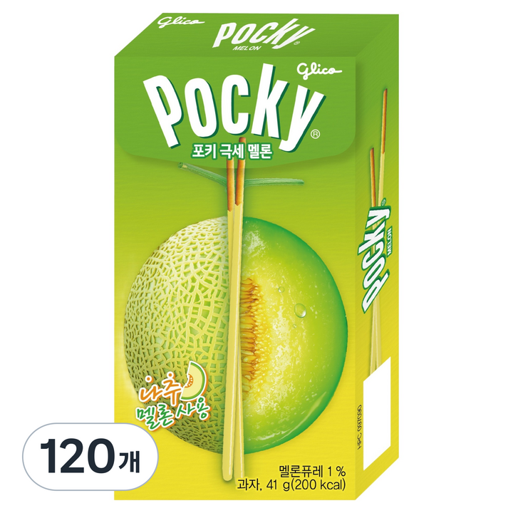 포키 극세 멜론, 41g, 120개