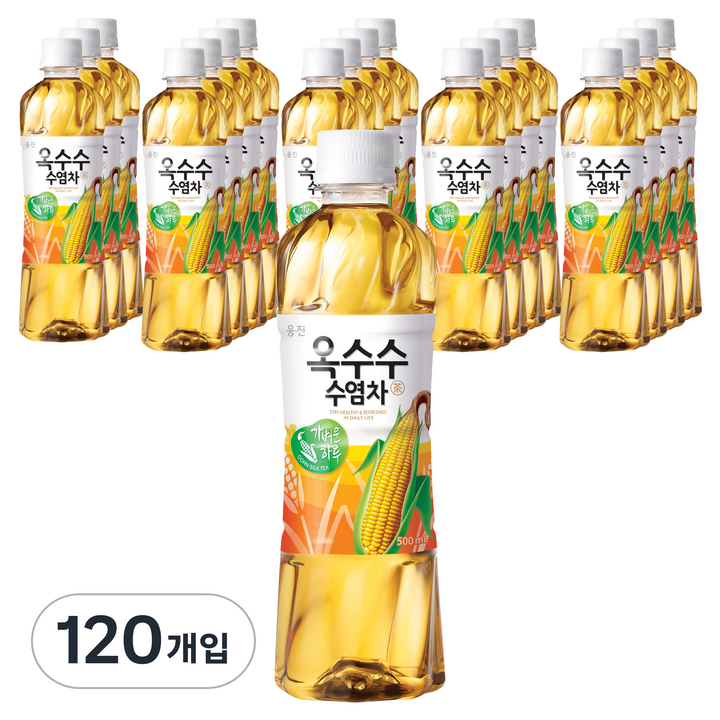 웅진 옥수수수염차 음료, 500ml, 120개
