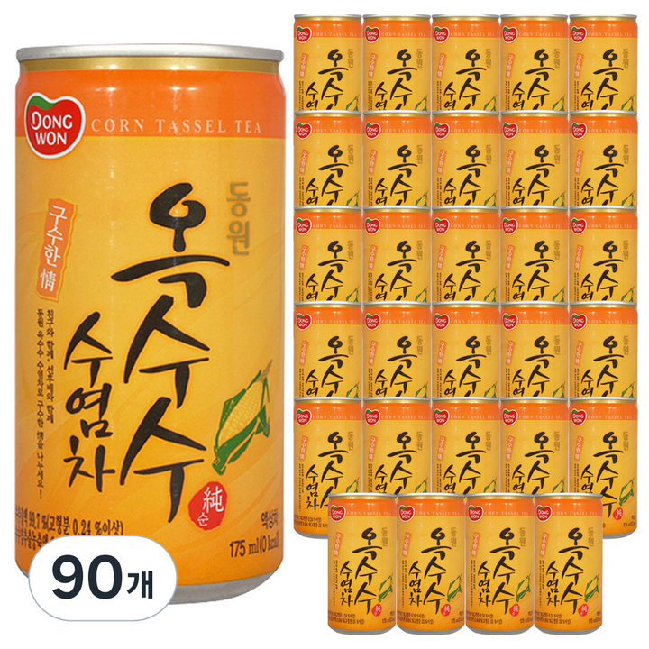 동원 옥수수 수염차, 175ml, 90개