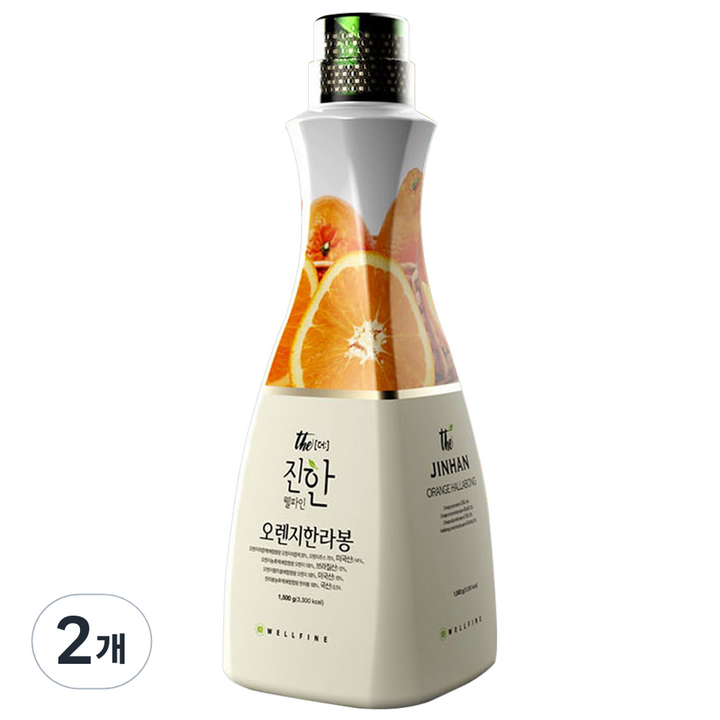 웰파인 오렌지한라봉 농축액, 2개, 1.5kg