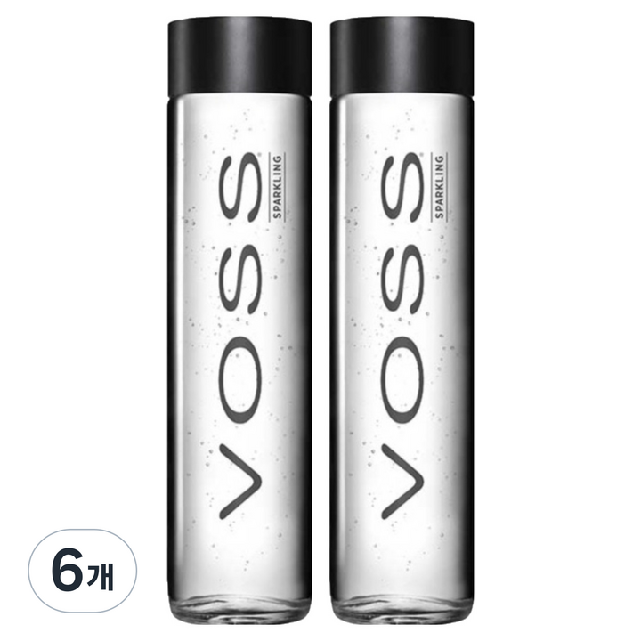 보스워터 스파클링 탄산수, 6개, 800ml