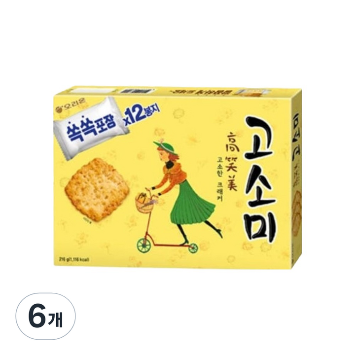 오리온 고소미, 216g, 6개
