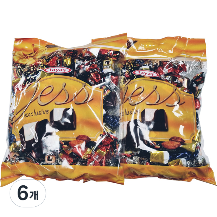 타야스 재스 초콜릿 봉지, 1kg, 6개