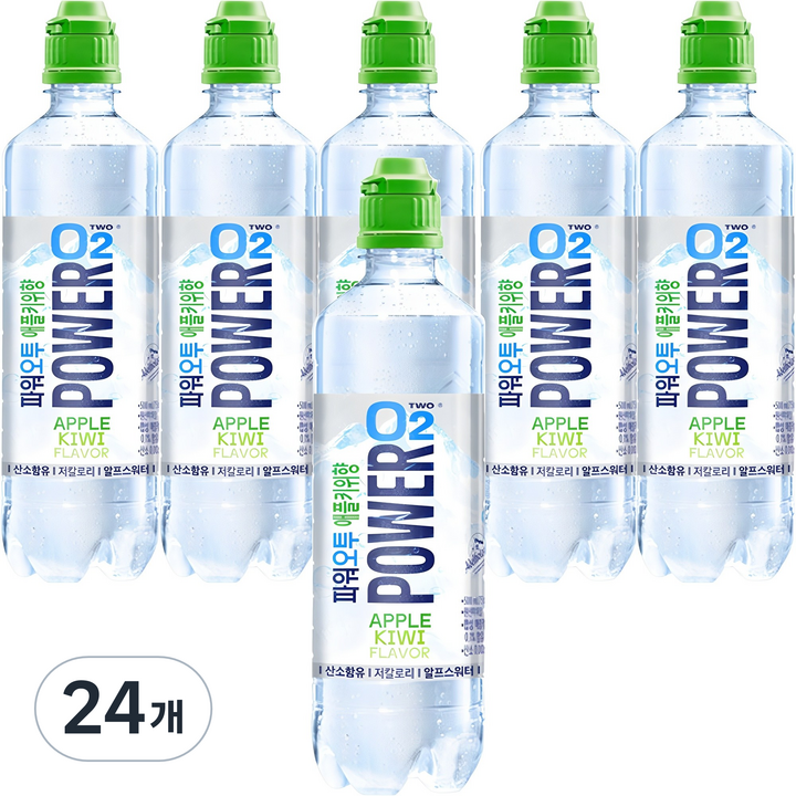 파워오투 애플 키위맛 혼합음료, 500ml, 24개