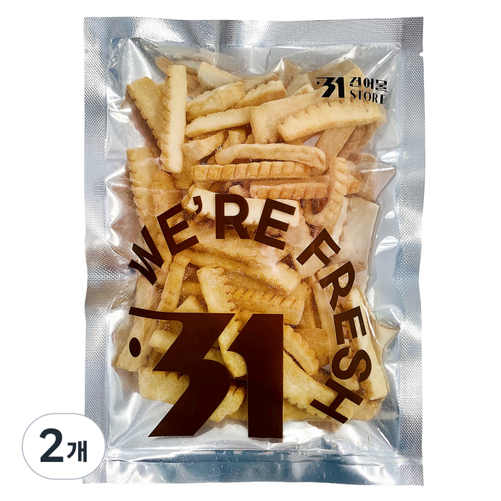 31건어물 오징어깡, 2개, 60g