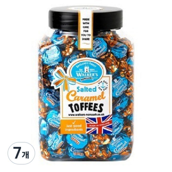 워커스논서치 솔티드 카라멜 토피스, 1.25kg, 7개