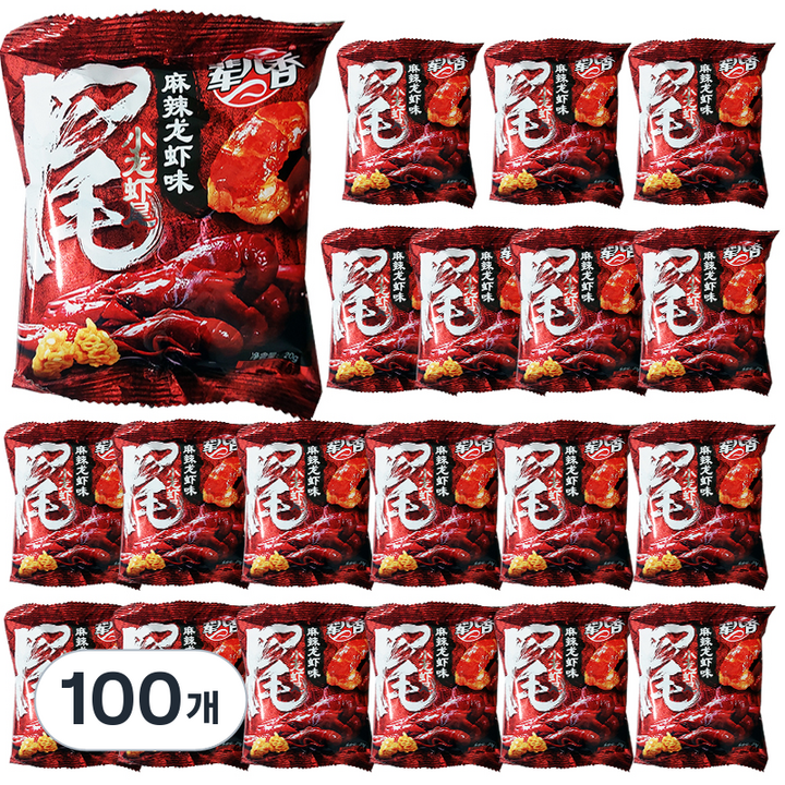 룽쌰워이 펑화스핀 마라과자, 20g, 100개