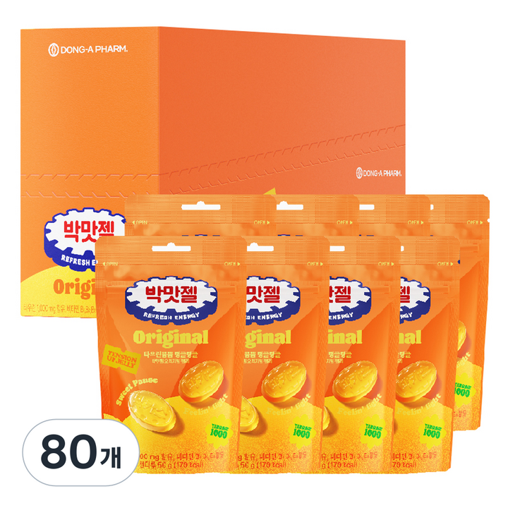 박카스 박맛젤 오리지널, 80개, 50g