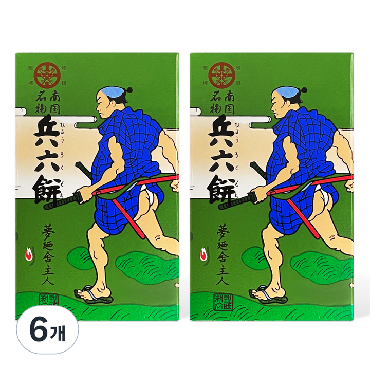 세이카 카라멜 효우로쿠 모찌, 45g, 6개