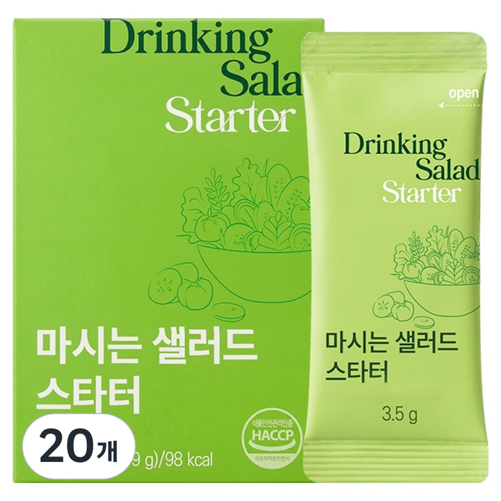 이롭핏 마시는 샐러드 스타터 14p, 20개, 49g