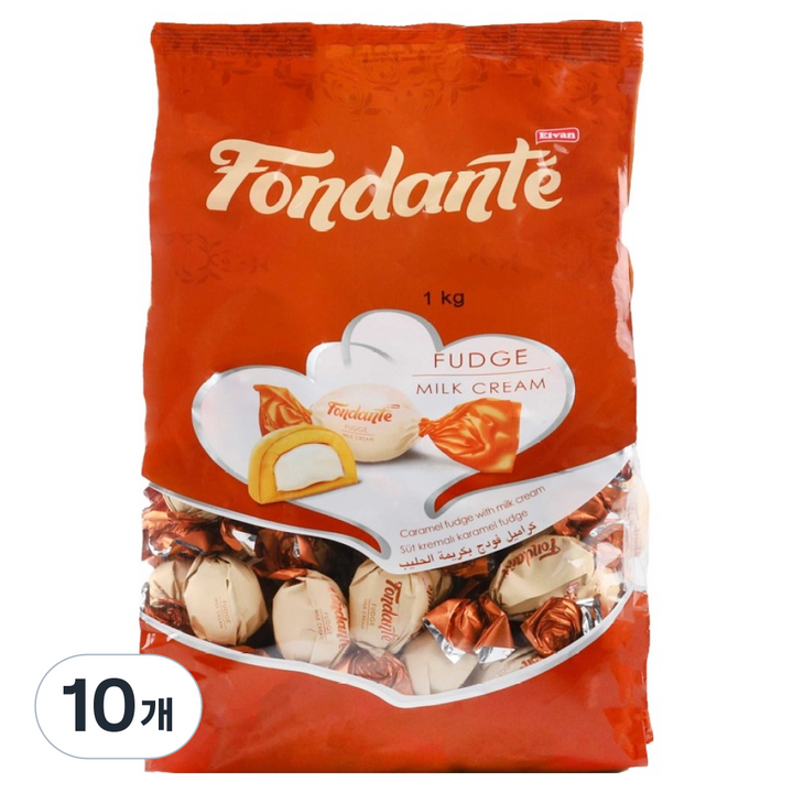 엘반 폰단테 퍼지 밀크 크림, 1kg, 10개