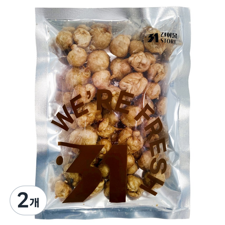 31건어물 오징어 입, 2개, 80g