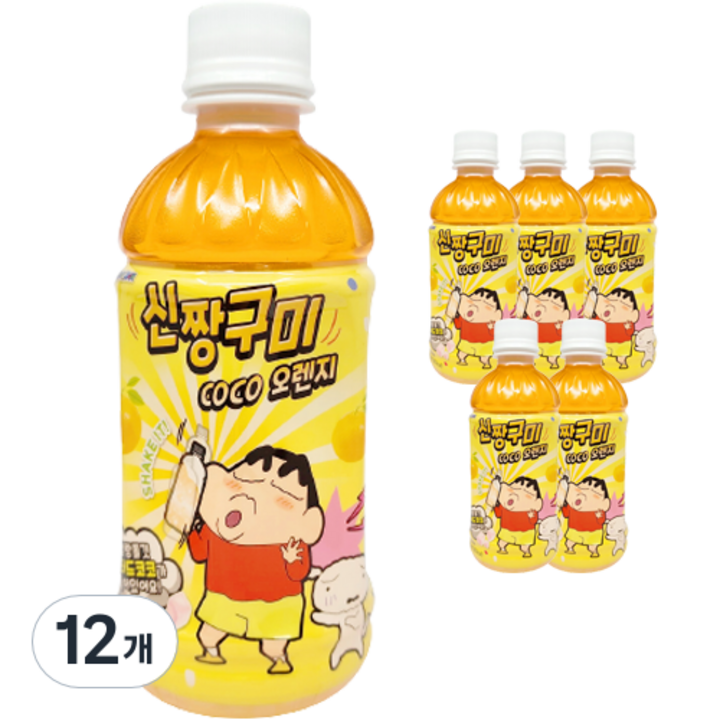 신짱구미 COCO 오렌지, 340ml, 12개