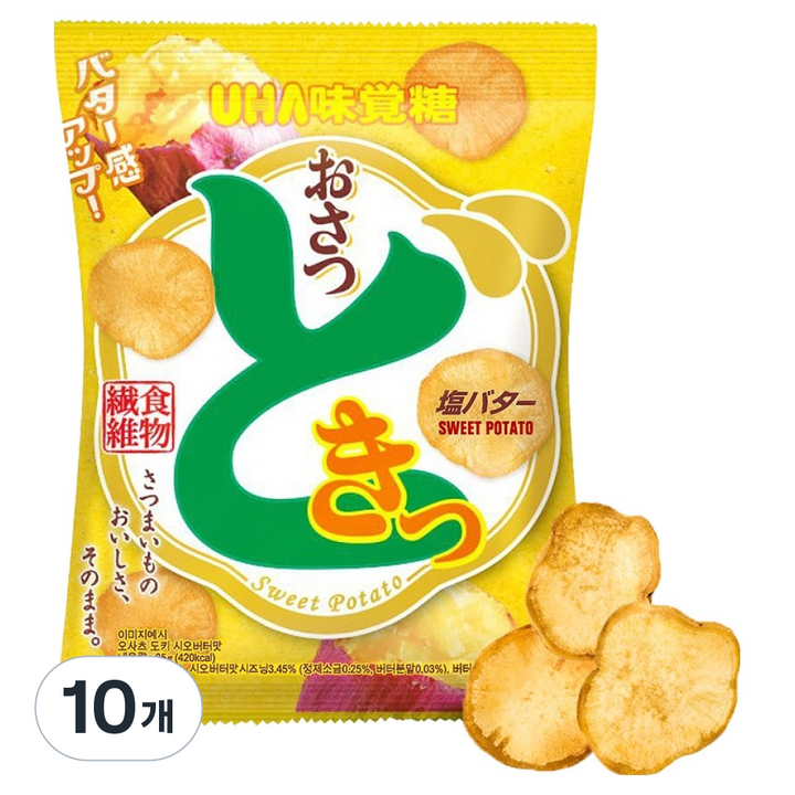 유하미카쿠토 오사츠 도키 시오버터맛, 85g, 10개