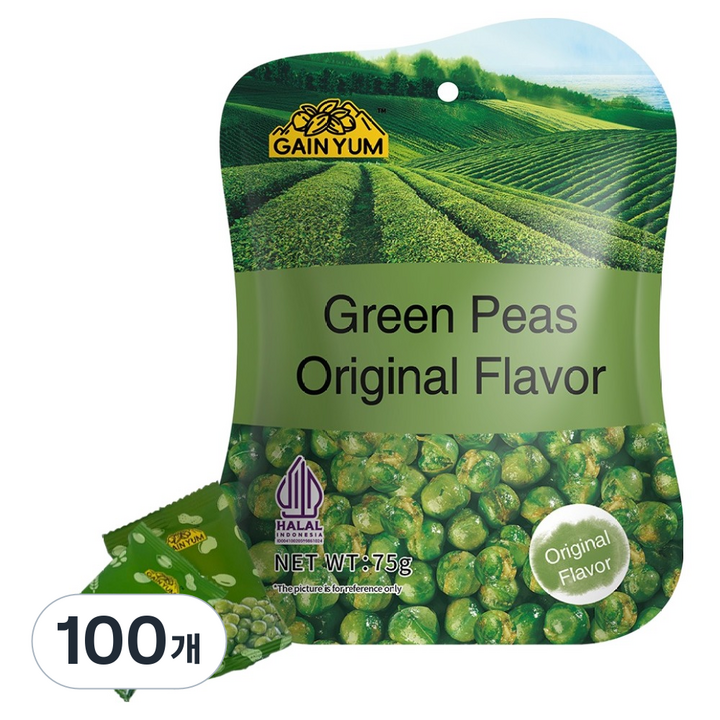 GAINYUM 그린피스 오리지널, 100개, 75g
