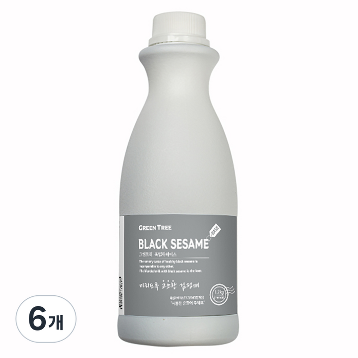 GreenTree 흑임자 베이스, 6개, 1.2kg