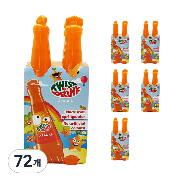 트위스트앤드링크 오렌지, 200ml, 72개