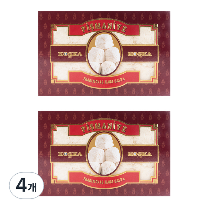 코스카 피스마니에 솜사탕 플레인, 250g, 4개