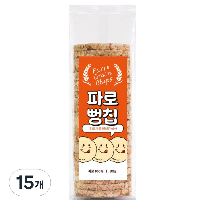 파로 뻥칩, 15개, 90g