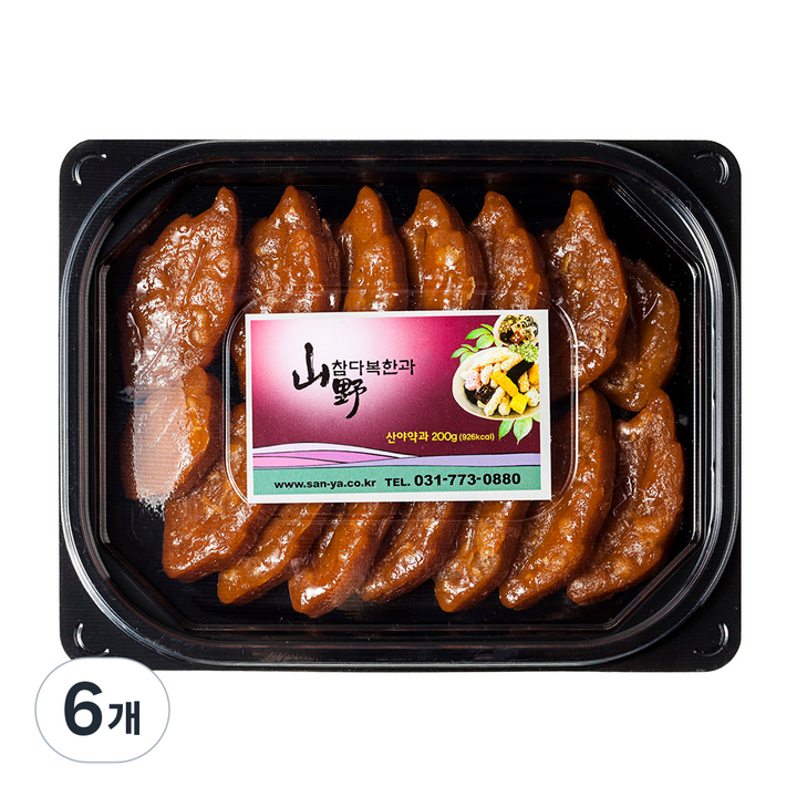 [산야] 약과, 200g, 6개