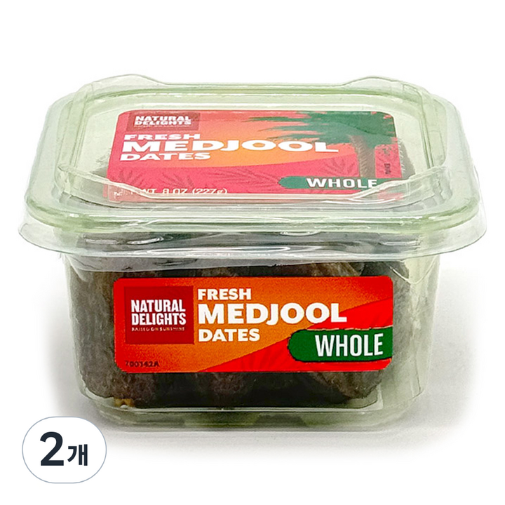 네츄럴딜라이츠 메드줄 대추야자, 227g, 2개