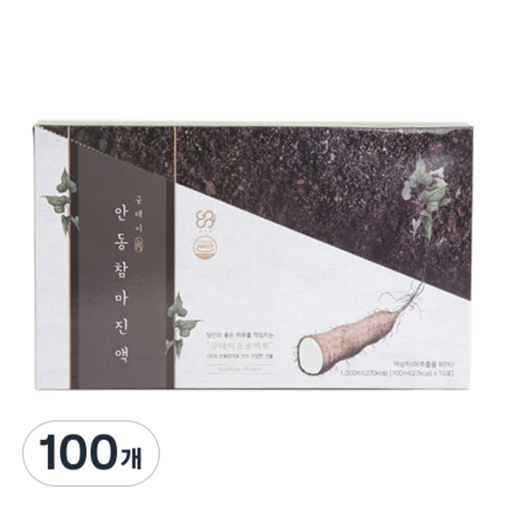 굿데이 안동 참마진액, 100ml, 100개, 100개