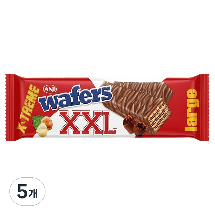 애니 엑스엑스엘 코코아 헤이즐넛크림 웨이퍼, 5개, 50g