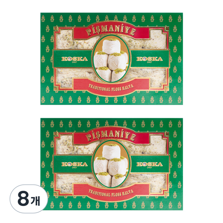 코스카 피스마니에 솜사탕 피스타치오, 250g, 8개