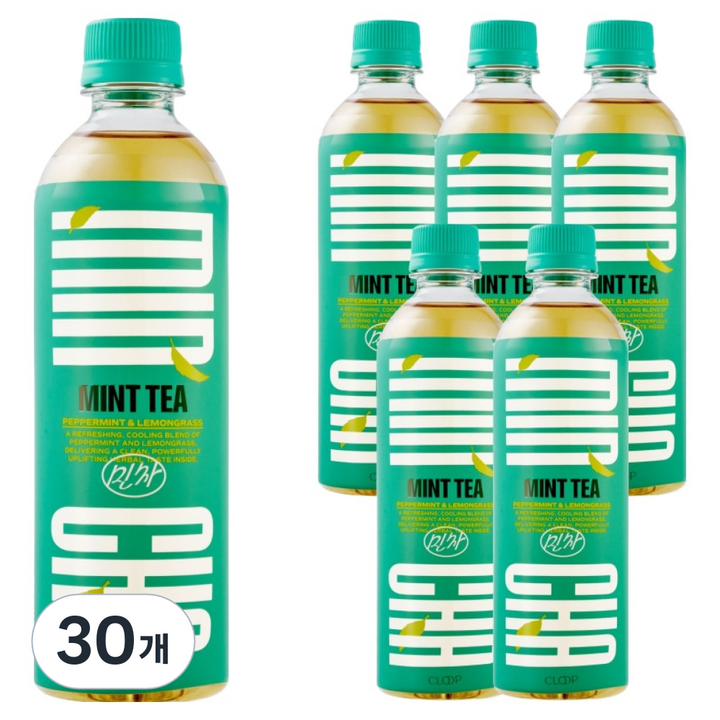 클룹 민차 페퍼민트 쿨링 허브티, 30개, 500ml
