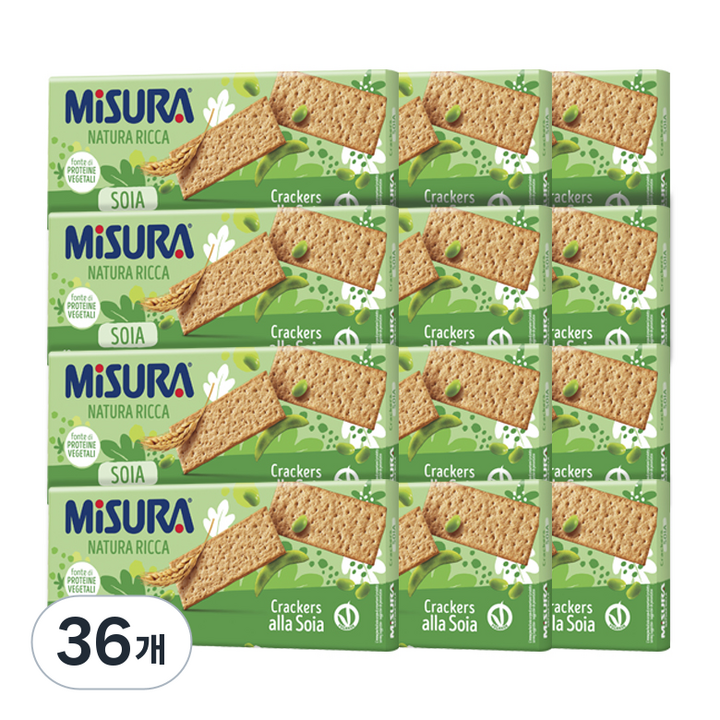 미주라 소이아 크래커, 400g, 36개