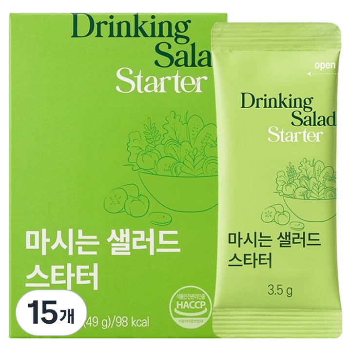 이롭핏 마시는 샐러드 스타터 14p, 15개, 49g
