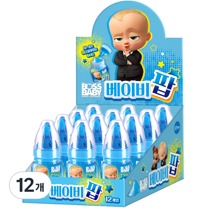 보스베이비 베이비팝 캔디 12p, 384g, 12개