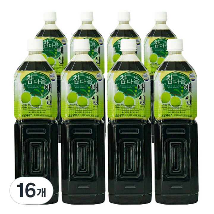 파낙스 참다음 매실, 1.5L, 16개