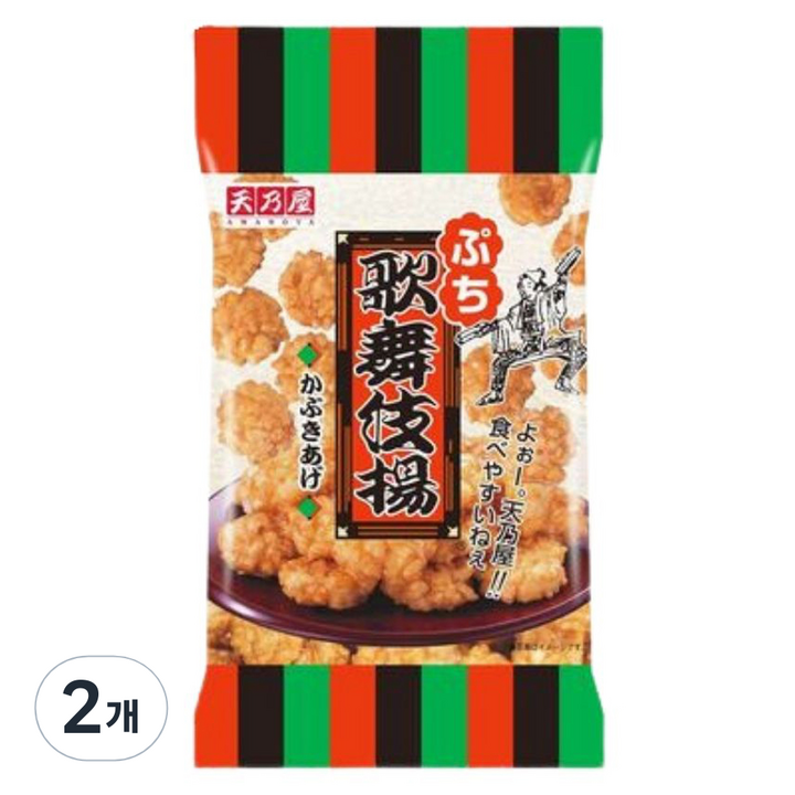 아마노야 푸치 가부키아게, 60g, 2개