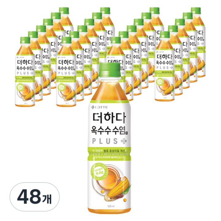 더하다 옥수수수염차 플러스, 500ml, 48개