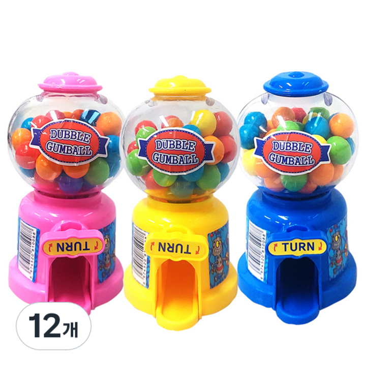 검볼머신 츄잉껌, 40g, 12개