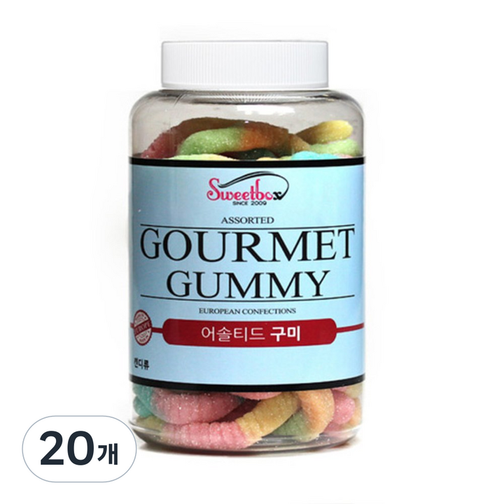 슈가워미 젤리, 500g, 20개