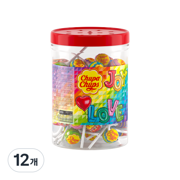 츄파춥스 미니튜브 50개입, 550g, 12개