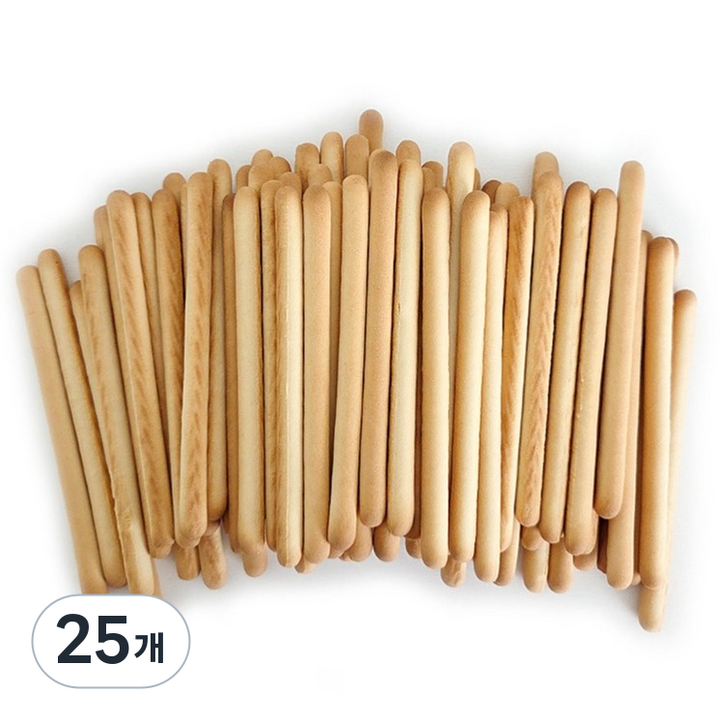 쿠킹스토리 미니 롱스틱 과자 11cm, 240g, 25개