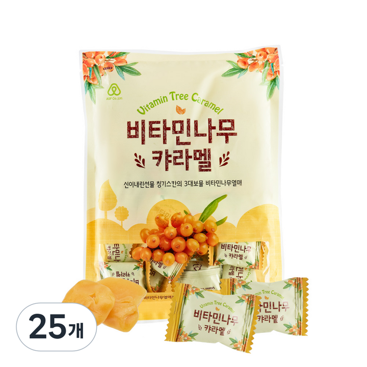 안신 비타민나무 캬라멜, 120g, 25개