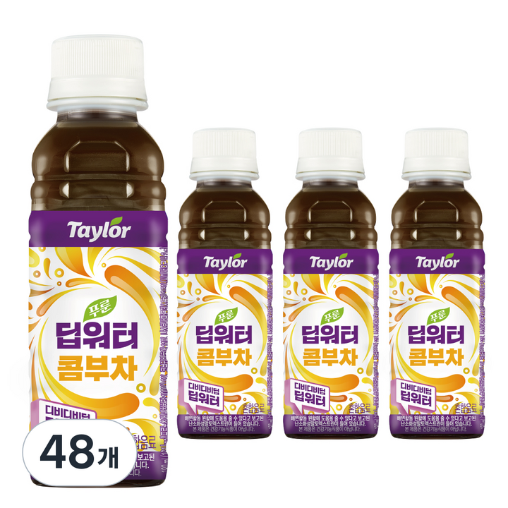 테일러 딥워터 콤부차, 48개, 180ml