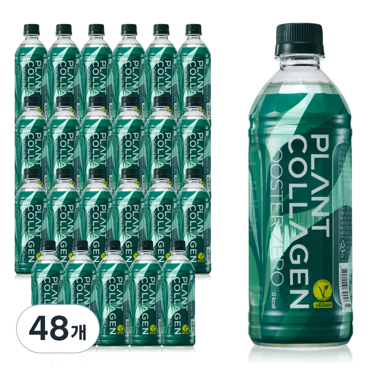 플랜트 콜라겐 부스터 제로 복숭아맛, 48개, 500ml
