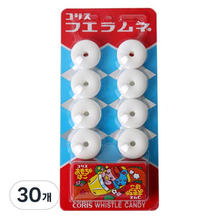 코리스 휘슬라무네 휘파람 소다맛 사탕, 22g, 30개
