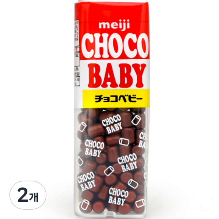 메이지 초코 베이비, 32g, 2개