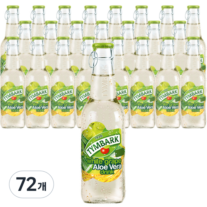 팀바크 화이트 그레이프 알로에베라 드링크, 72개, 250ml