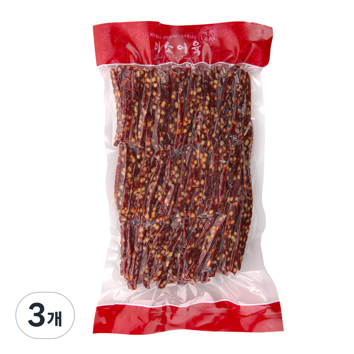미소어육 소고기 치즈육포, 500g, 3개